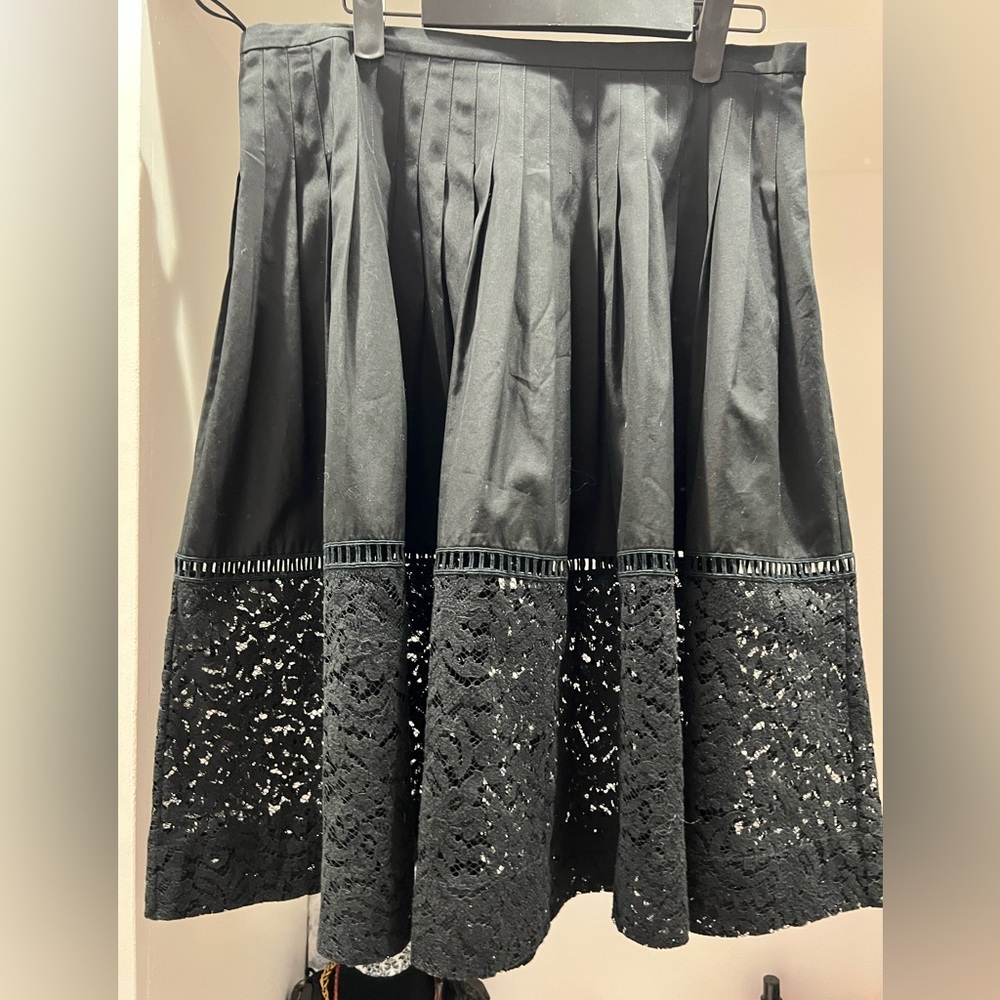 N21 numero ventuno | Flared Skirts Flower Patterns Cotton Medium Midi Skirts
